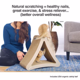 PetFusion 3-Sided Vertical Cat Scratching Post - PetFusion