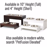 PetFusion Elevated Dog Bowl Stand in Premium Bamboo (responsibly sourced) - PetFusion