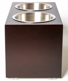 PetFusion Elevated Dog Bowl Stand in Premium Bamboo (responsibly sourced) - PetFusion