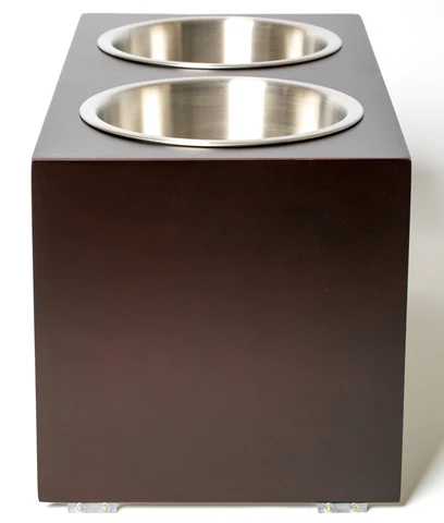 PetFusion Elevated Dog Bowl Stand in Premium Bamboo (responsibly sourced) - PetFusion