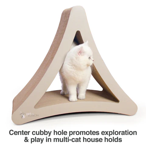 PetFusion 3-Sided Vertical Cat Scratching Post - PetFusion