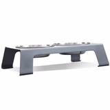 PetFusion Raised Pet Feeder in Premium Anodized Aluminum - PetFusion