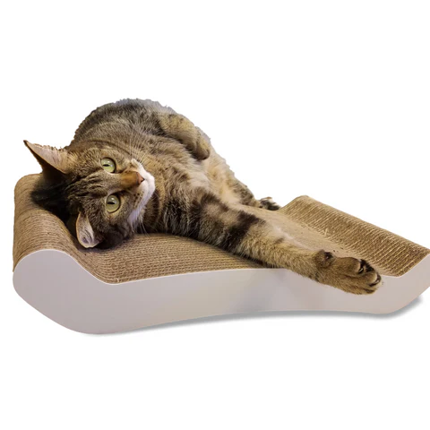 PetFusion Cat Scratcher FLIP. In Standard PAD and Large LOUNGE - PetFusion